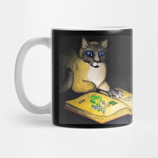 The Herbalist - Whimsical Cat Painting Mug